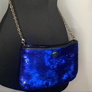 Coach blue cross body